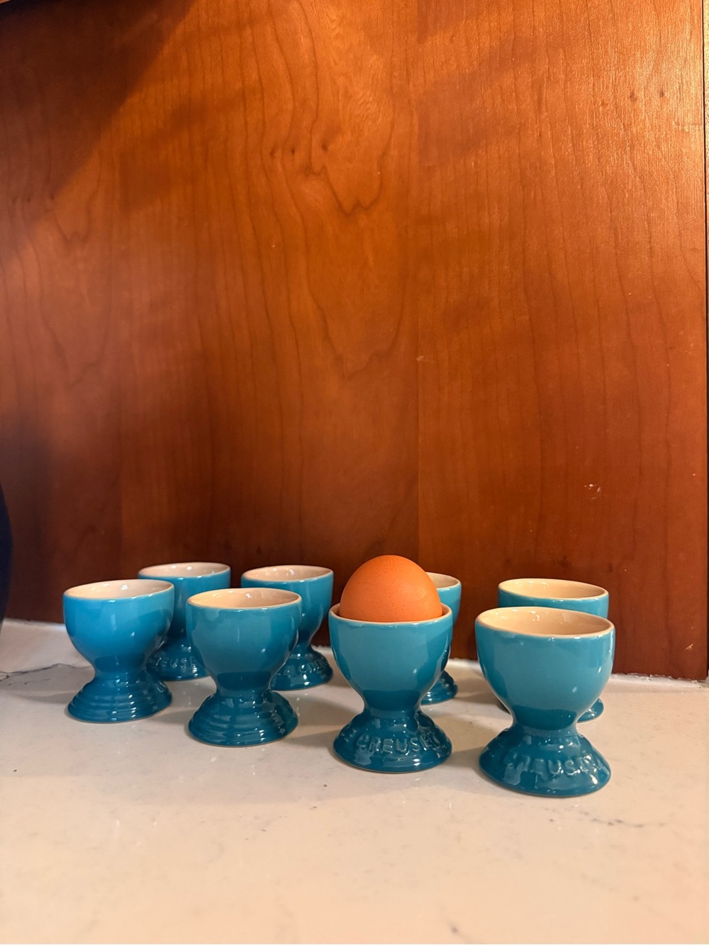Le Creuset Bright Turquoise Egg Cup Set - 8 Pieces